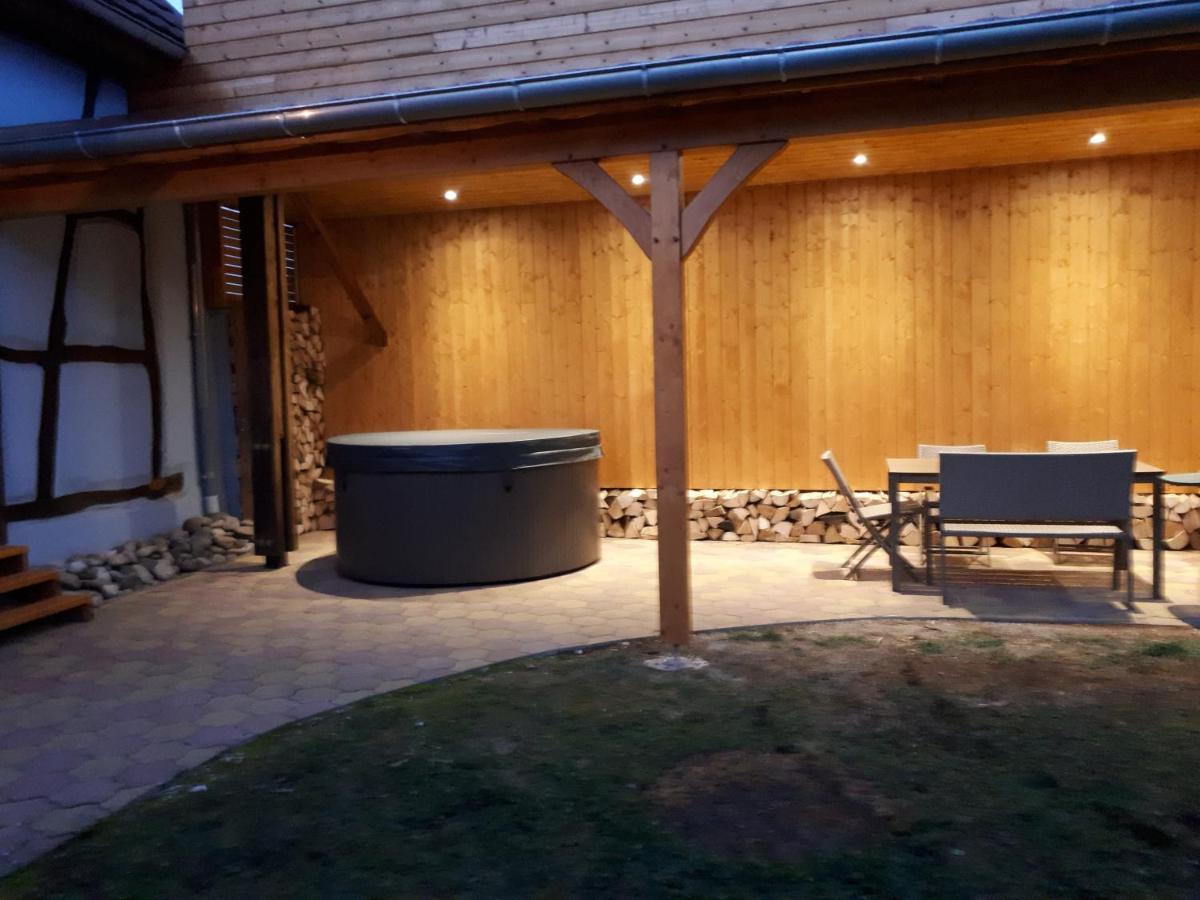 Gite Les Charrues Blodelsheim Bagian luar foto